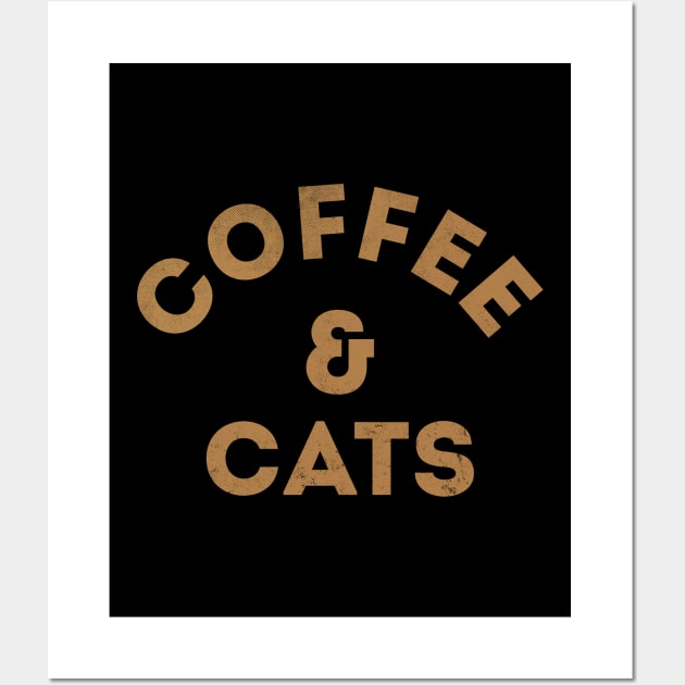 Coffee & Cats Wall Art by cowyark rubbark